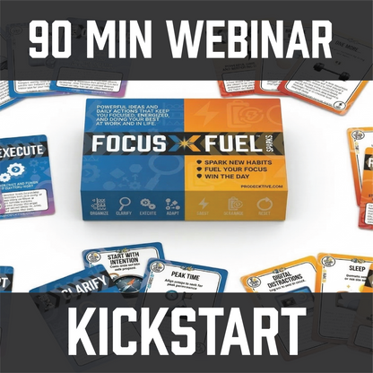 Focus Fuel Sparks - Kickstart - Dual Card Decks & 90 Minute Webinar