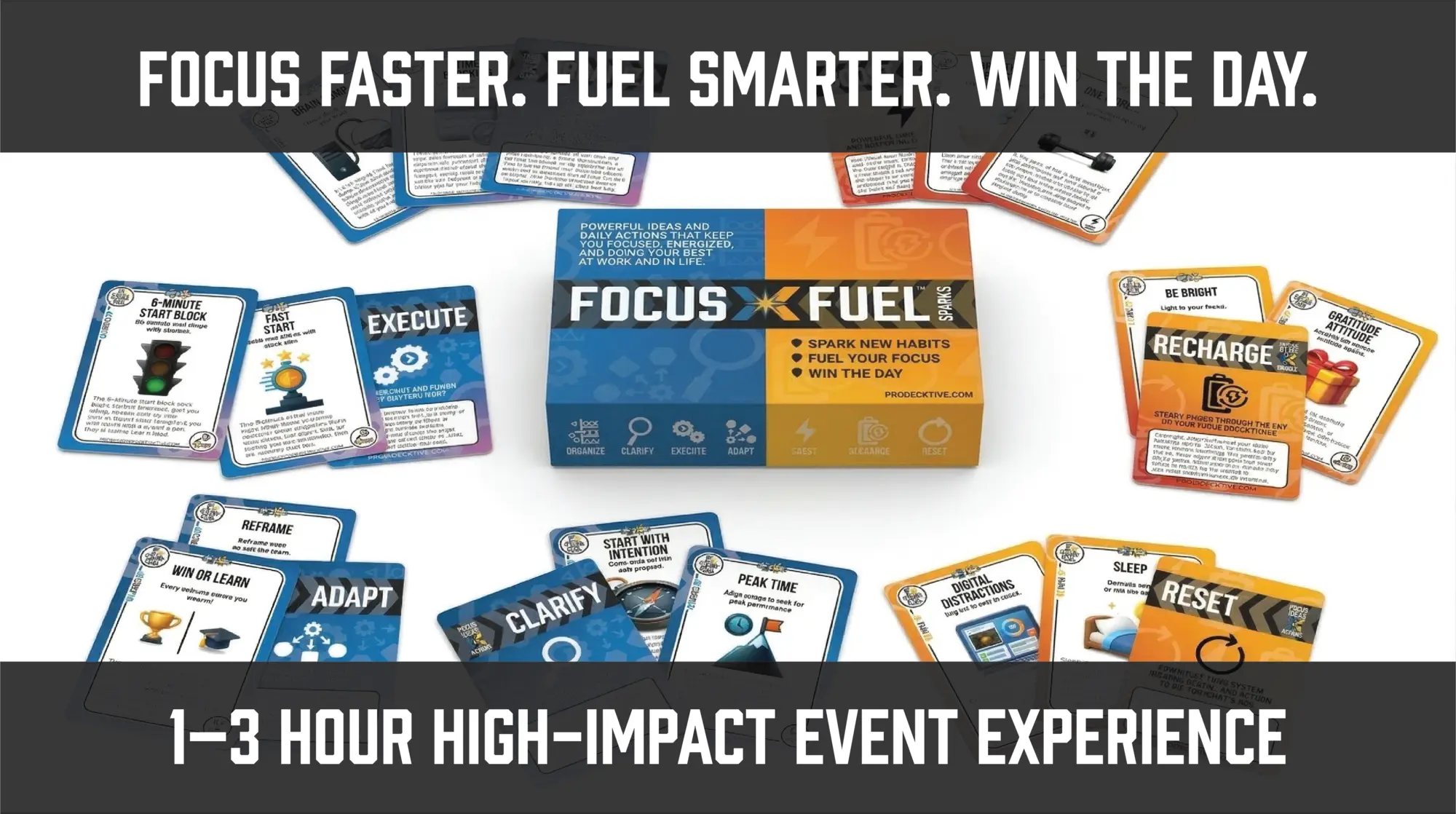 Focus Fuel event experience and take-home toolkit